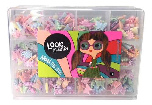 Kit Caja Bijou Lookmania Armar Pulseras Collar 12 Divisiones