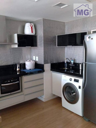 Imagem 21 de 22 de Flat Com 1 Dormitório À Venda, 63 M² Por R$ 380.000,00 - Glória - Macaé/rj - Fl0019