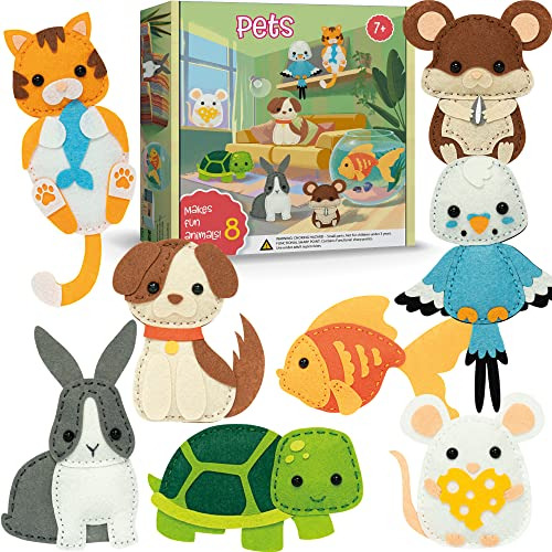 Kit De Costura Niños, Juego De Manualidades Divertido ...