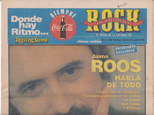 1994 Entrevista A Jaime Roos Por Tabare Couto Rock D Primera