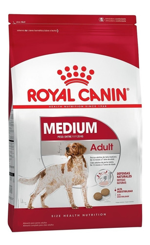 Alimento Royal Canin Size Health Nutrition Medium Adult para cachorro adulto de raça média sabor mix em sacola de 2.50kg