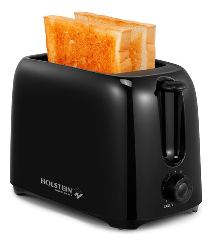 Holstein Housewares - Tostador De 2 Rebanadas Con 6 Ajustes