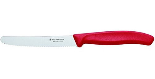 Victorinox  Utilidad De Serrado Cuchillo Carne Mango Rojo