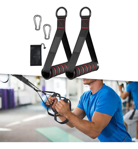 Pacote Com 4 Alças De Exercício 6 X 2, 4 Peças De Alças
