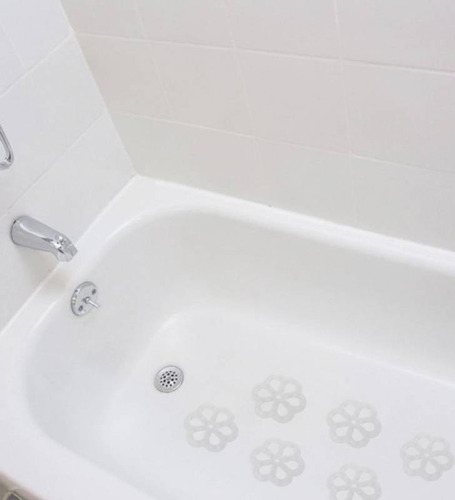 Imagen 3 de 3 de Antideslizante Para Ducha Y Tina Flor Transparente Aspen