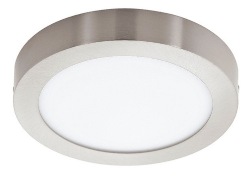 Foco Sobrepuesto Eglo Metal Fueva Led Dm30cm Cálida 24w