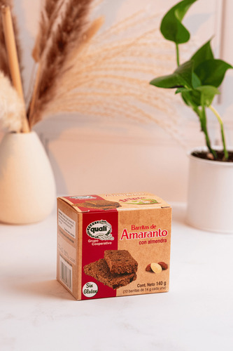 Barritas De Amaranto Con Almendra Snacks Saludables Quali
