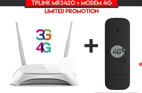 Combo De Internet Router Tp Link 300mbps Bam 4g Lte Digitel 