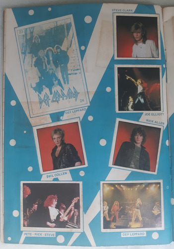 Álbum De Figurinhas Rock Stamp (Usado)