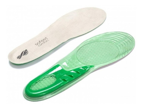 Ptm Sofeet Plantilla Confort Gel Mujer 2 Unidades Color Verde Tamaño De La Plantilla 39-47