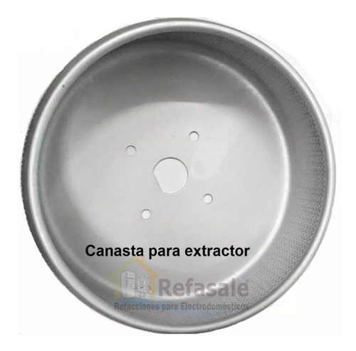 Canastilla Canasta Bagazo Extractor Turmix Estándar O Rudo S