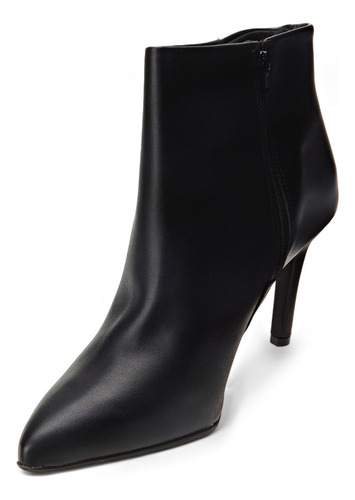 Bota Feminina Cano Curto Salto Fino Napa Vizzano