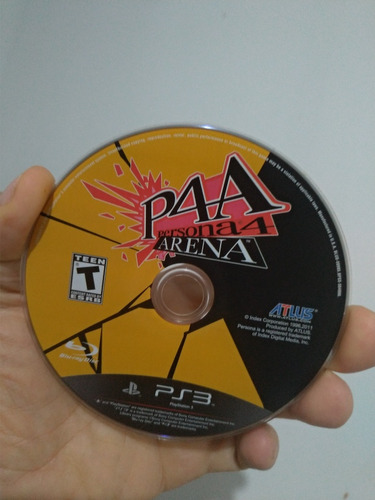 Jogo Ps3 Persona4 Arena P4a Semi-novo Completo Raro Leia ! (Usado)