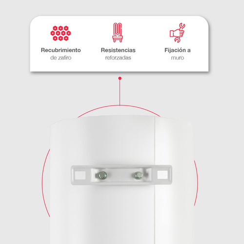 Calentador Agua Depósito Eléctrico Mural Rheem 35litros 127v