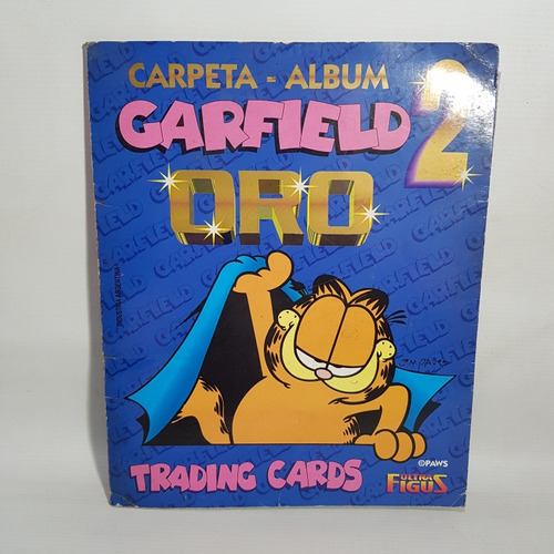 Antiguo Álbum Figuritas Garfield 2 Oro + 90 Cartas Mag 61425
