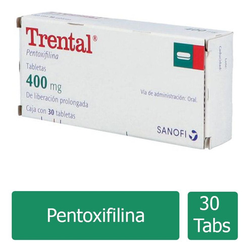 Trental 400 Mg Caja Con 30 Tabletas