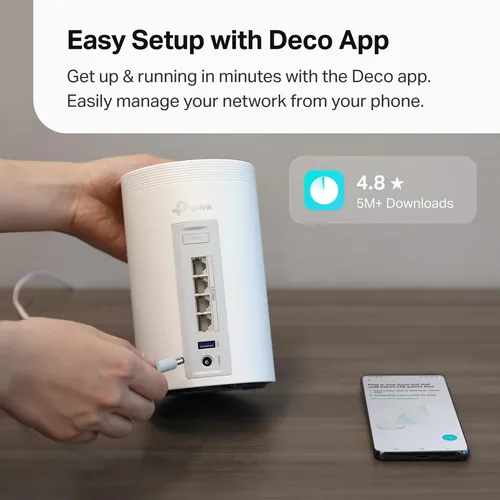 Sistema Wifi7 Mesh Tp-link Tribanda Wifi 7 Be10000 Deco Be63