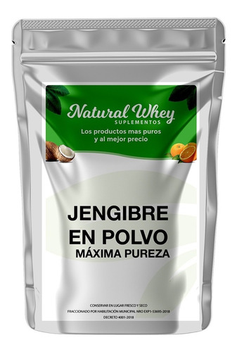 Jengibre En Polvo Puro 1 Kilo  Máxima Calidad 