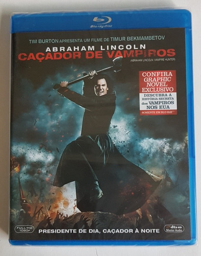 Blu-ray  Abraham Lincoln Caçador De Vampiros  Lacrado 
