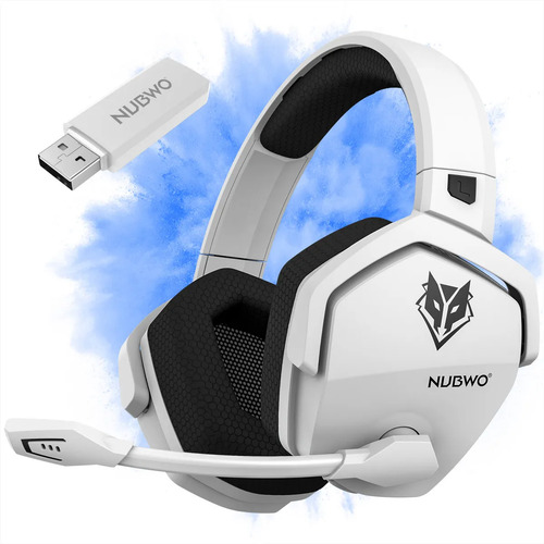 Wireless Headset Nubwo G06 Fone Gamer 2.4ghz Usb Bluetooth Wireless Latencia Baja 23ms Sonido 7.1 Bateria 100h Para PC/PS4/PS5/Xbox