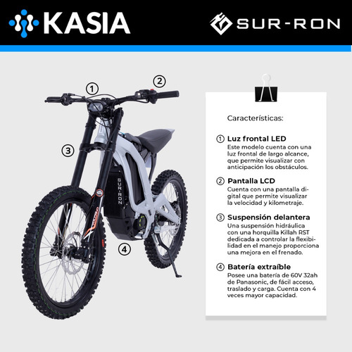 Moto Electrica Sur Ron Light Bee Version Internacional Kasia