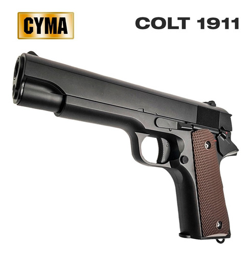 Imagen 6 de 10 de Pistola Airsoft Colt 1911 Marcadora Cm.123s