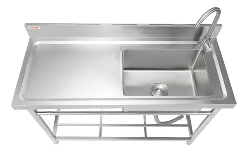 Lavaplatos Cocina Fregadero Ranura Derecha 47x19x37 PuLG