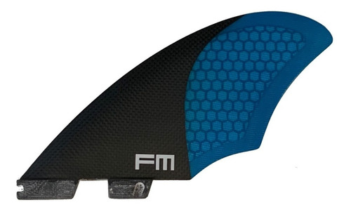 Quilhas De Carbono Biquilha Fcs2 Fm Surf Twin Azul
