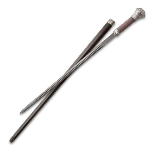 Bastón Con Espada Oculta Shikoto Damascus Fantasy Negro