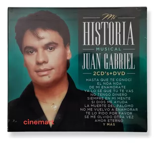 Mi Historia Musical Juan Gabriel 2 Discos Cd 's + Dvd