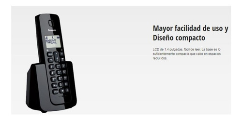 Teléfono Inalámbrico Kx-tgb110lbb Negro