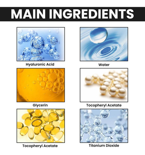 Suplementos De Crema De Maquillaje R Y Ácido Hialurónico, Qu
