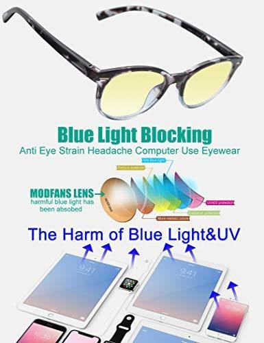 Gafas De Ordenador Azul Bloqueo De Luz Para Mujer Anti Azul