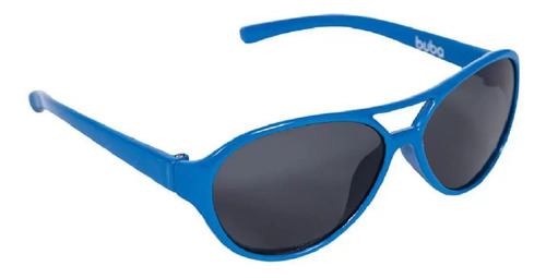 Óculos De Sol Baby Armação Flexível Royal - Buba Cor da armação Azul Cor da haste Azul Cor da lente Preta Desenho Liso