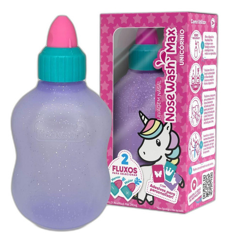 Nosewash Max Unicórnio Dispositivo P Lavagem Nasal Infantil