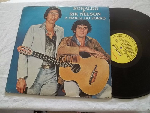 Vinil Lp - Ronaldo E Rik Nelson - A Marca Do Zorro