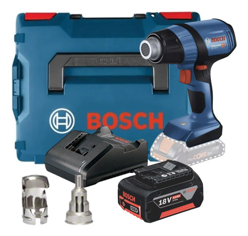 Soprador Termico Bosch A Bateria 4ah Ghg 18v-50 Com Maleta