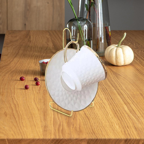 For Soporte Para Tazas Y Platillos De Té, Organizador Para