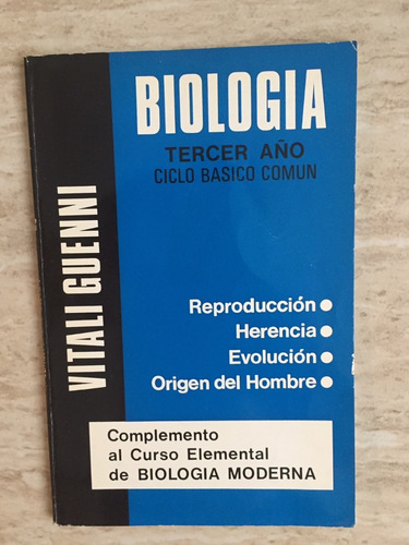 Biología Tercer Año Vitali Guenni