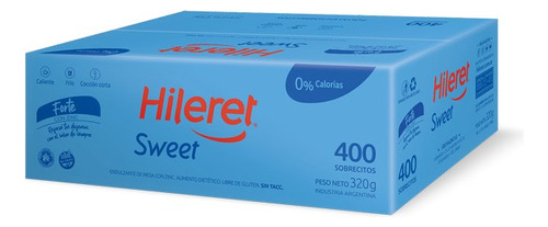 Pack X6 Edulcorante Hileret Sweet 400 Sobres