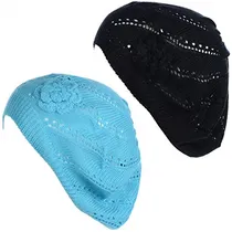 Comprar Gorros Sombreros Y Boinas Suave Y Ligero Azul Talla Única