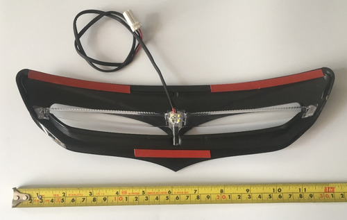 Cover Negro Con Luz Para Toma De Aire Harley Touring 14 Up