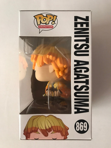 Funko Pop 869 Zenitsu Agatsuma Demon Slayer Figura De Vinil (Usado)