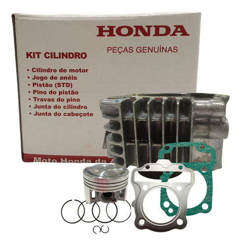 Cilindro Jogo Motor Pop 110 2016 A 2018 Hamp Original Honda