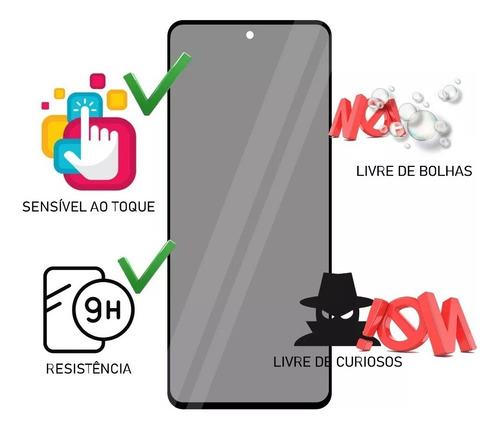 Película De Privacidade P/ Motorola G13 G23 G53 E13 E22 E20