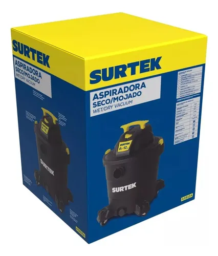 Aspiradora 12 Galones 6 Hp 120 V Surtek As612a