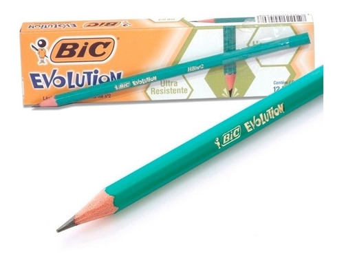 Lapiz Negro Bic Evolution X Pack X 12