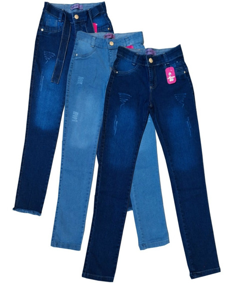 calça jeans para meninas de 10 anos