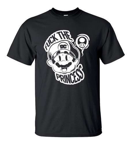 Playera Mario Fck The Princess Juegos Retro Vintage M2218