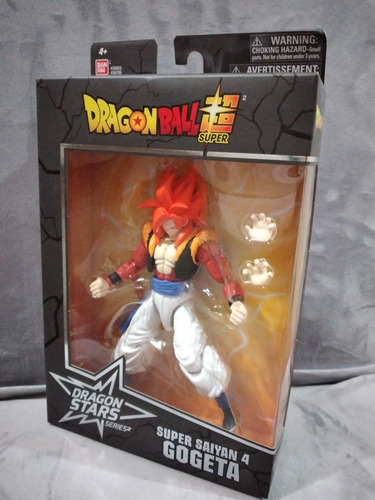 Imagen 4 de 4 de Gogeta Super Sayayin Fase 4 Dragon Stars Figura De Accion6p